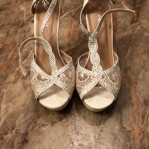White Lace Dress Shoes